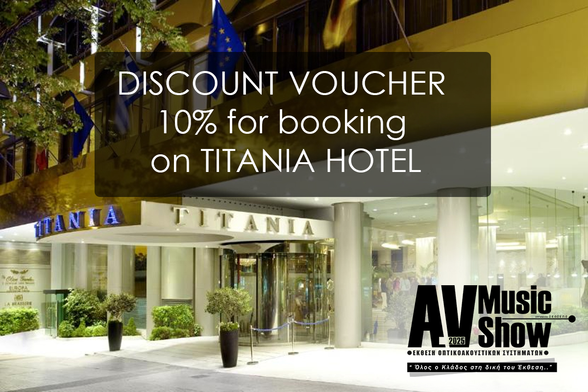 DISCOUNT VOUCHER 10% for booking on TITANIA HOTEL